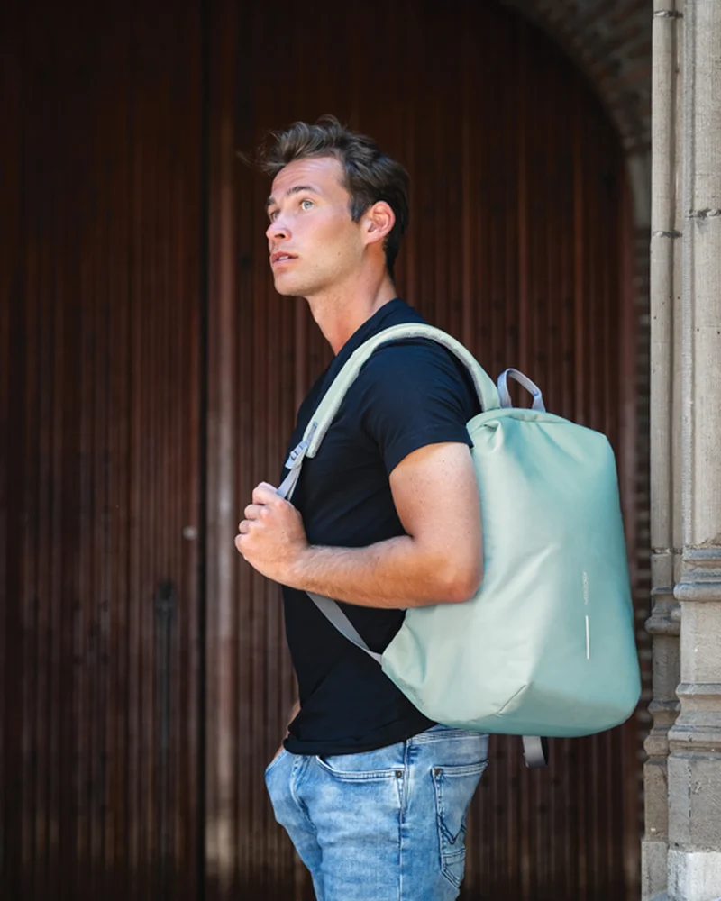 Sac à dos antivol rPET Bobby Soft à personnaliser