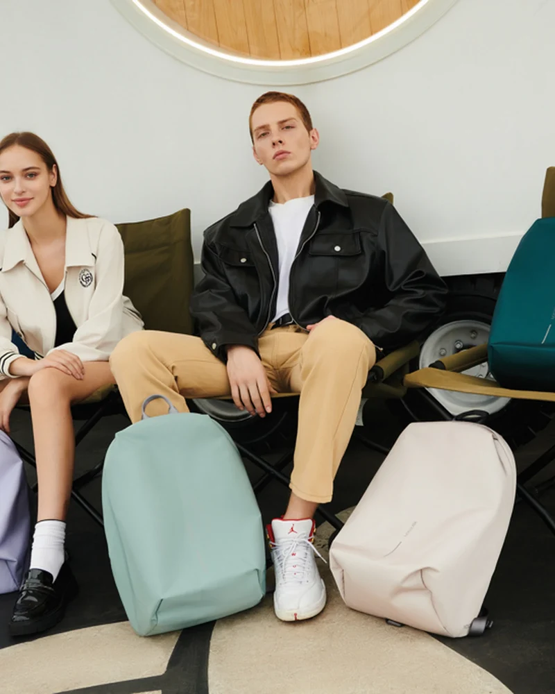 Sac à dos antivol rPET Bobby Soft à personnaliser