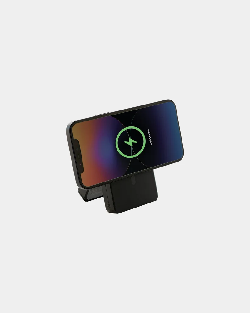 Powerbank solaire 5000 mAh en ABS recyclé à personnaliser