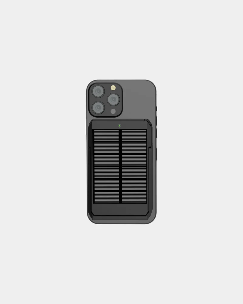 Powerbank solaire 5000 mAh en ABS recyclé à personnaliser