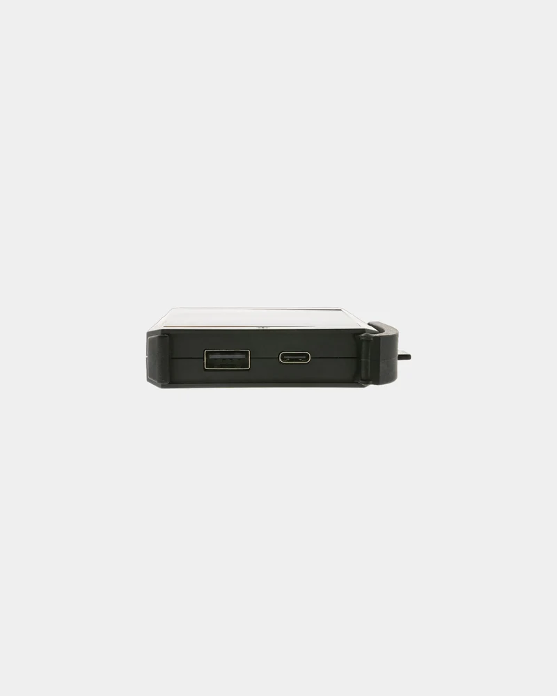 Powerbank solaire 5000 mAh en ABS recyclé à personnaliser