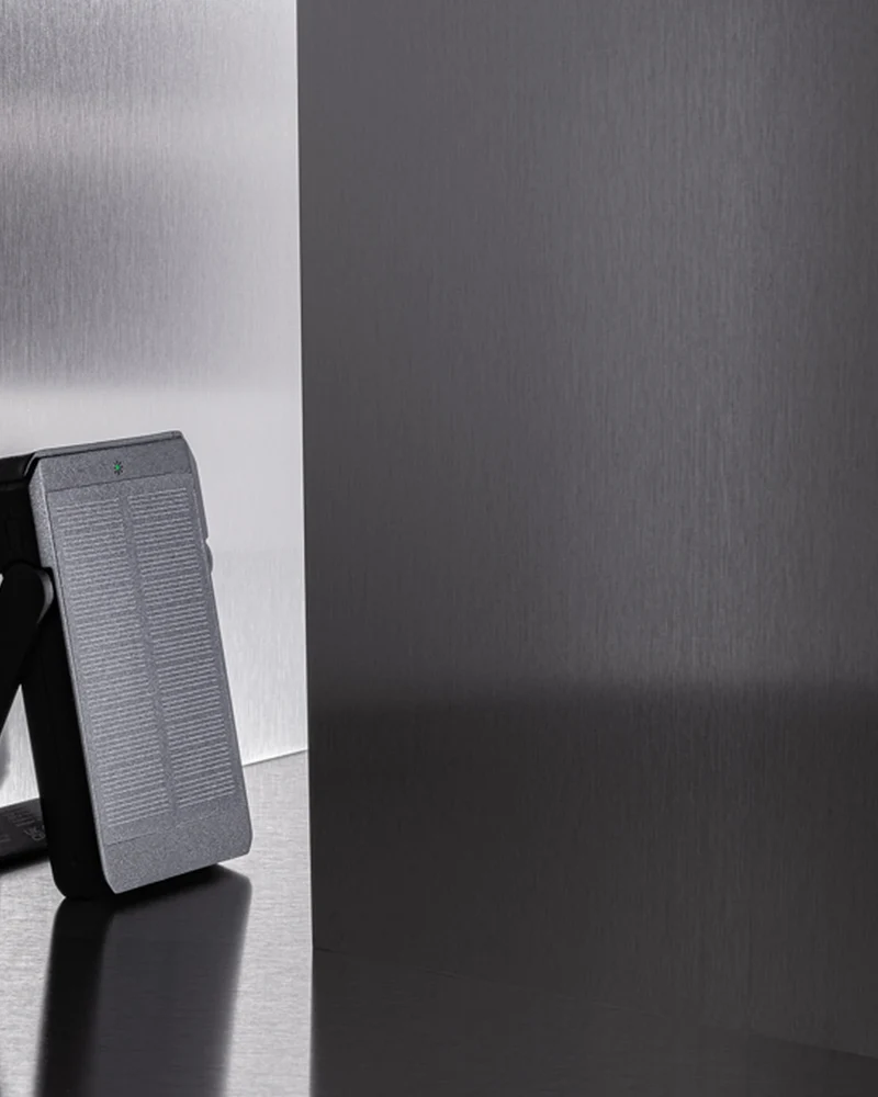 Powerbank solaire 5000 mAh en ABS recyclé à personnaliser