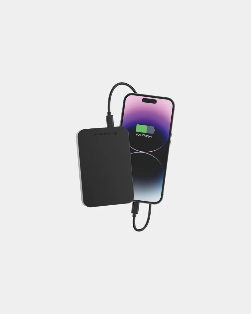 Powerbank aluminium recyclé Urban Vitamin Compton à personnaliser