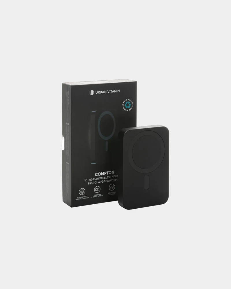 Powerbank aluminium recyclé Urban Vitamin Compton à personnaliser