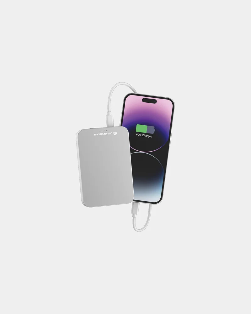 Powerbank aluminium recyclé Urban Vitamin Compton à personnaliser