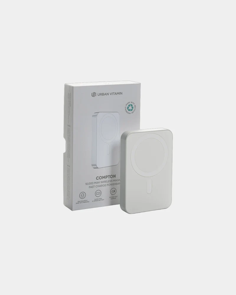 Powerbank aluminium recyclé Urban Vitamin Compton à personnaliser