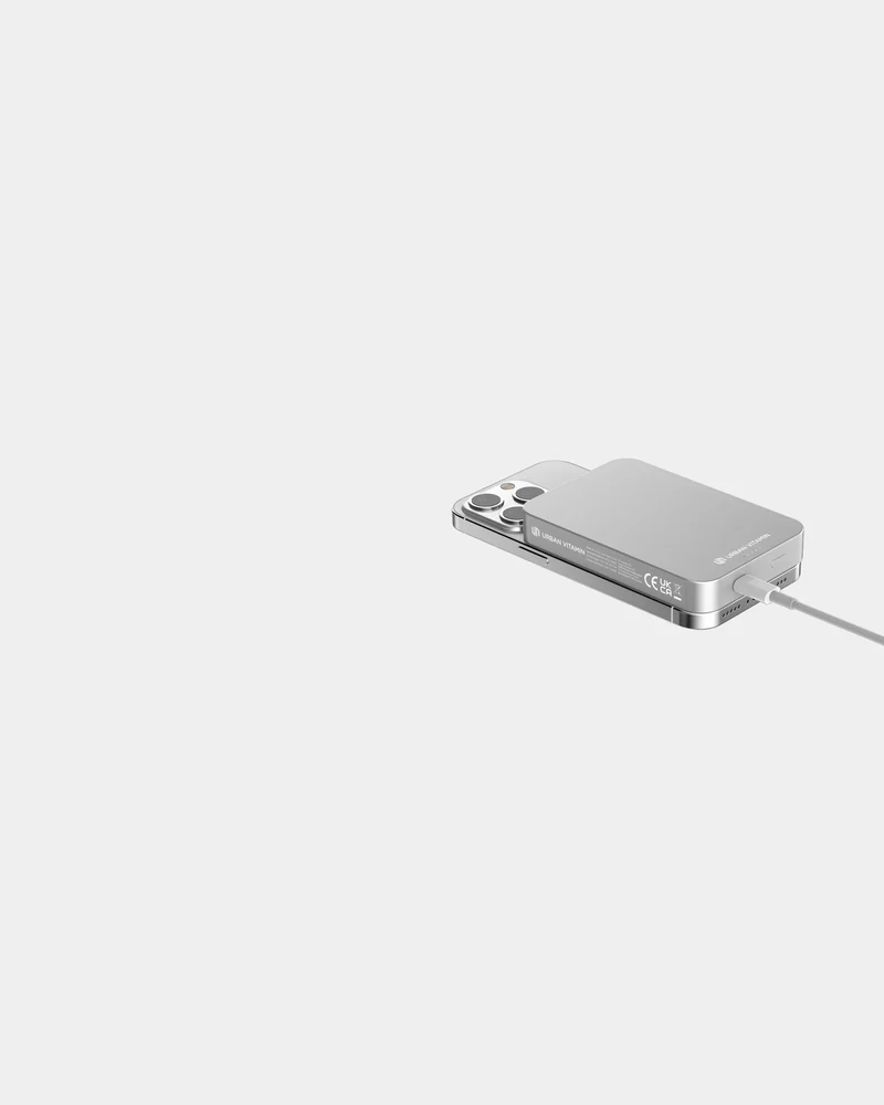 Powerbank aluminium recyclé Urban Vitamin Compton à personnaliser