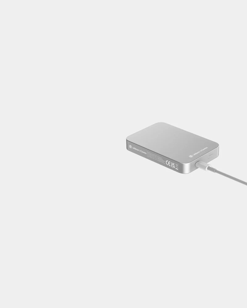 Powerbank aluminium recyclé Urban Vitamin Compton à personnaliser