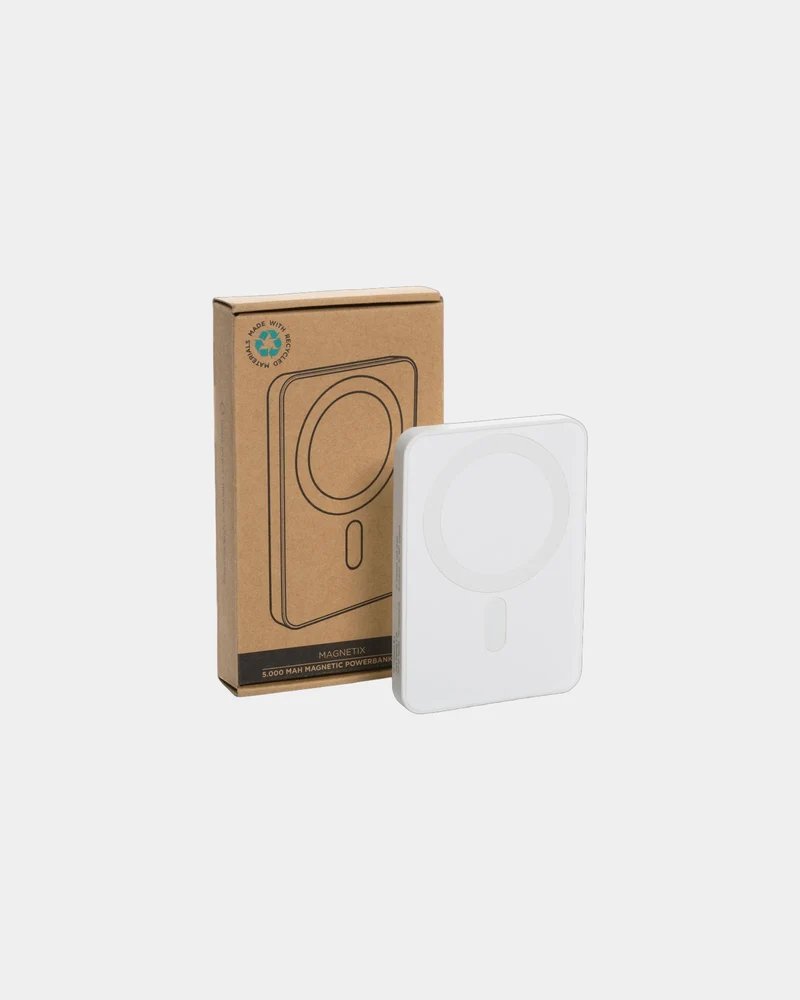 Powerbank magnétique 5000mAh en plastique à personnaliser