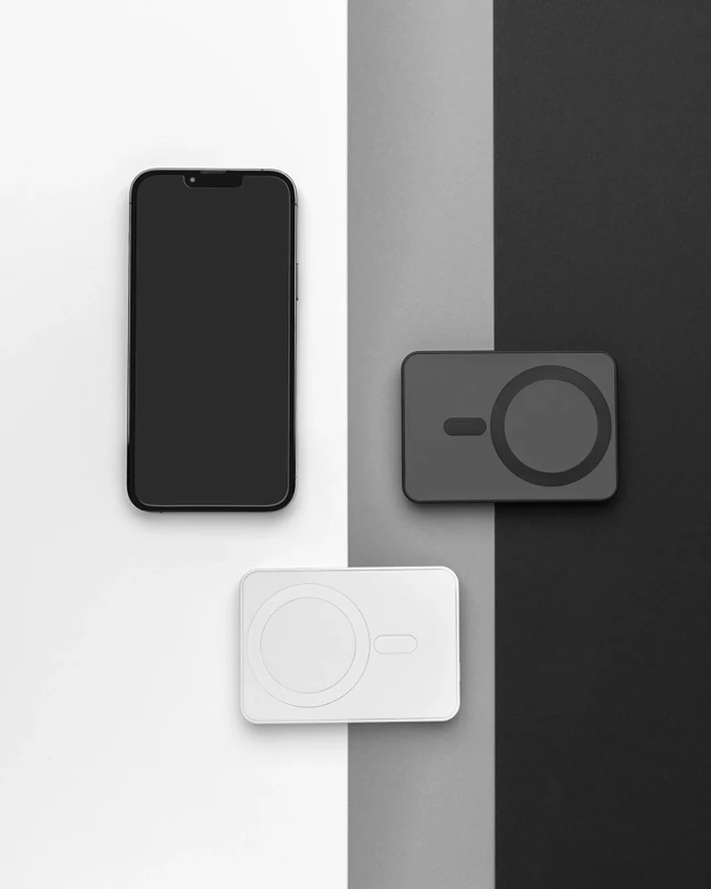 Powerbank magnétique 5000mAh en plastique à personnaliser