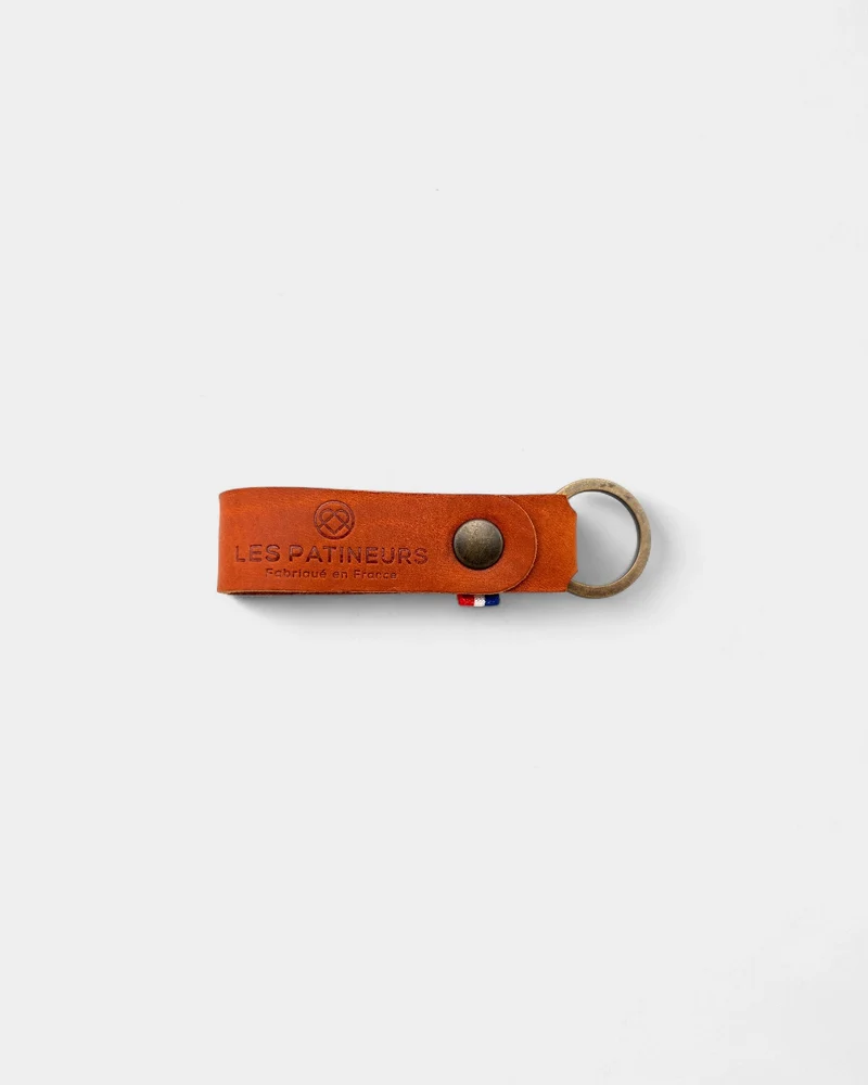 Porte-clés en cuir à personnaliser