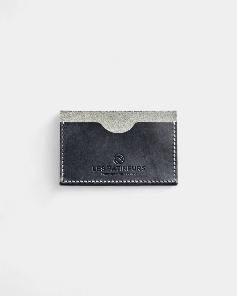 Porte-cartes en cuir à personnaliser