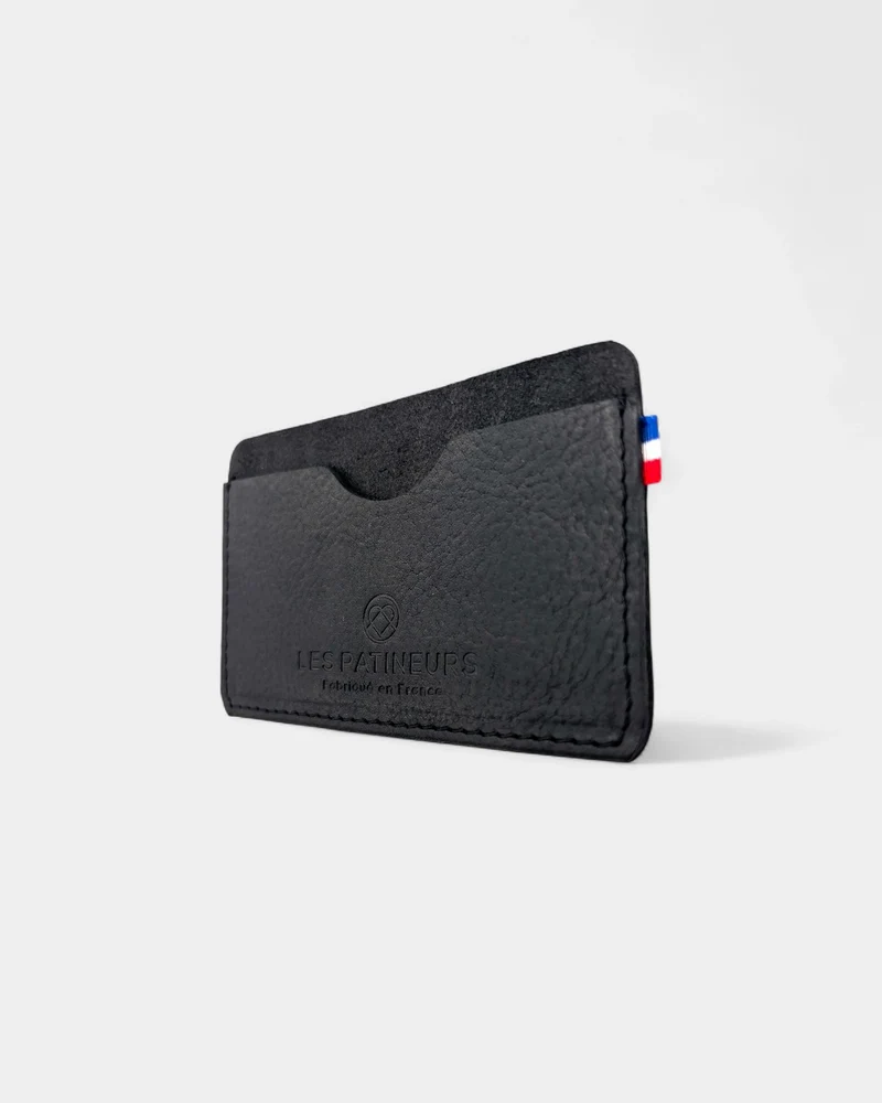 Porte-cartes en cuir à personnaliser