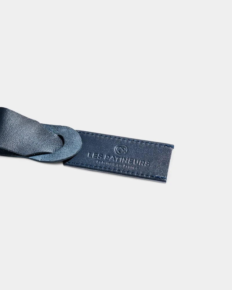 Étiquette bagage en cuir à personnaliser
