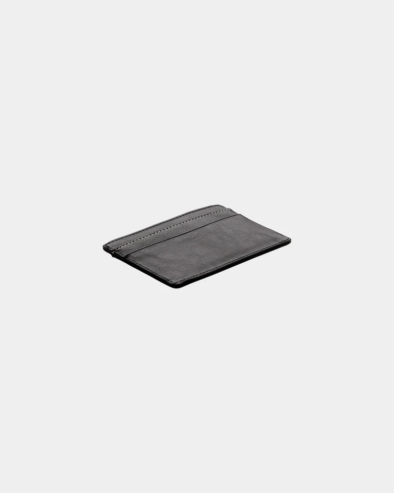 Porte-cartes PU noir à personnaliser