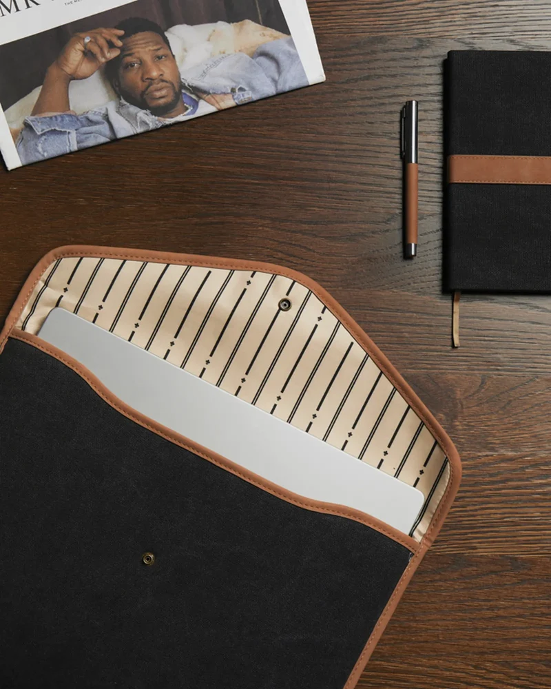 Pochette ordinateur toile recyclée Vinga 16" à personnaliser