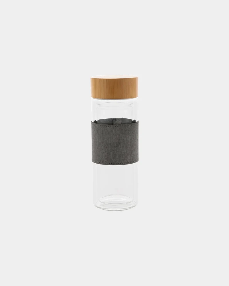 Bouteille en verre borosilicate 360ml à personnaliser