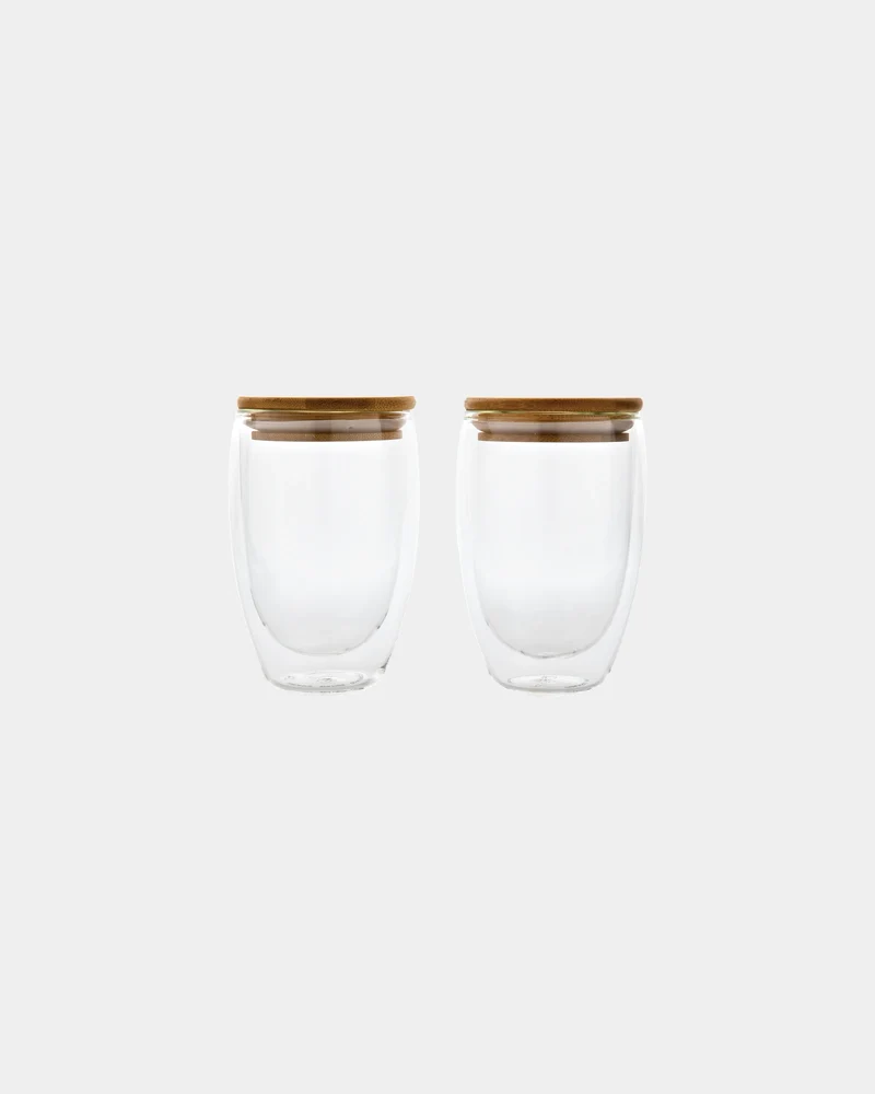 Set de 2 verres double paroi 350ml à personnaliser