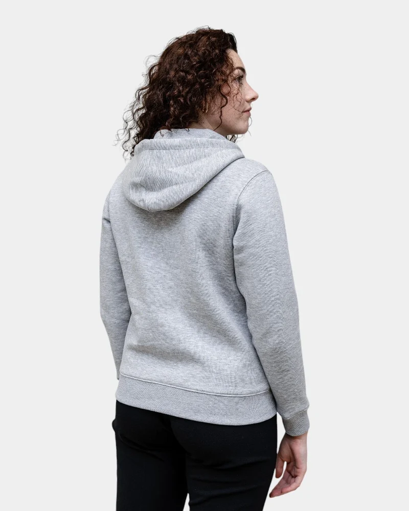 Hoodie femme molletonné zippé à personnaliser