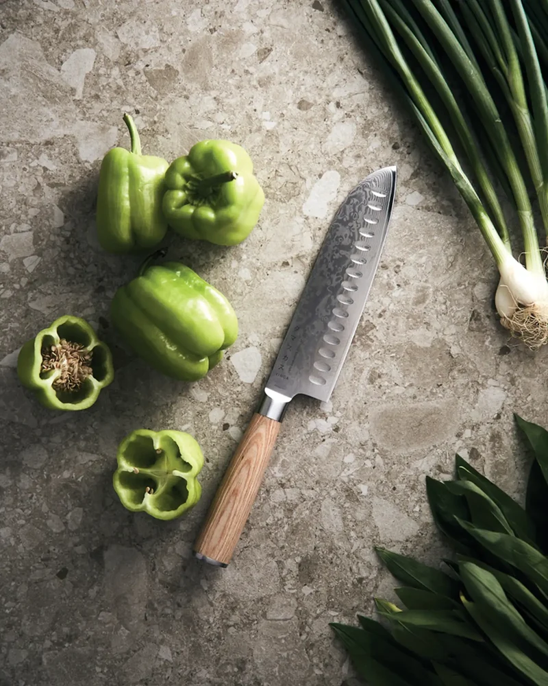 Couteau Santoku acier Vinga Hattasan à personnaliser