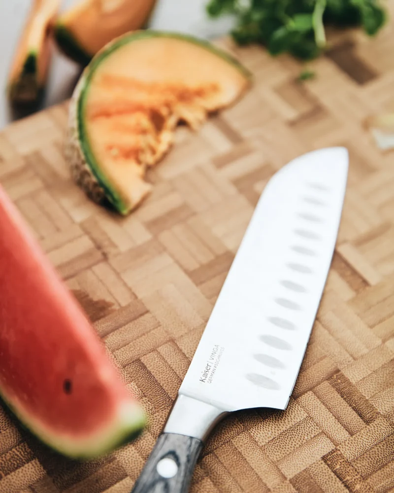 Couteau Santoku acier Vinga Kaiser 14 cm à personnaliser