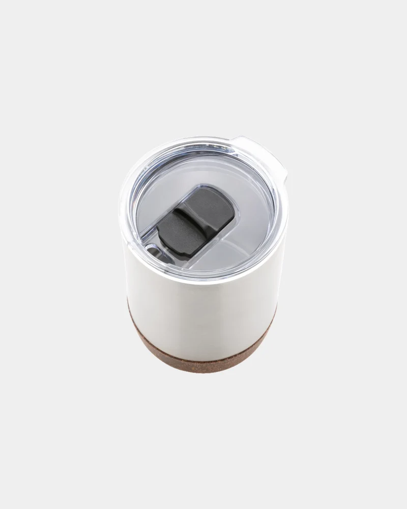 Tasse à café isotherme acier recyclé 180ml à personnaliser