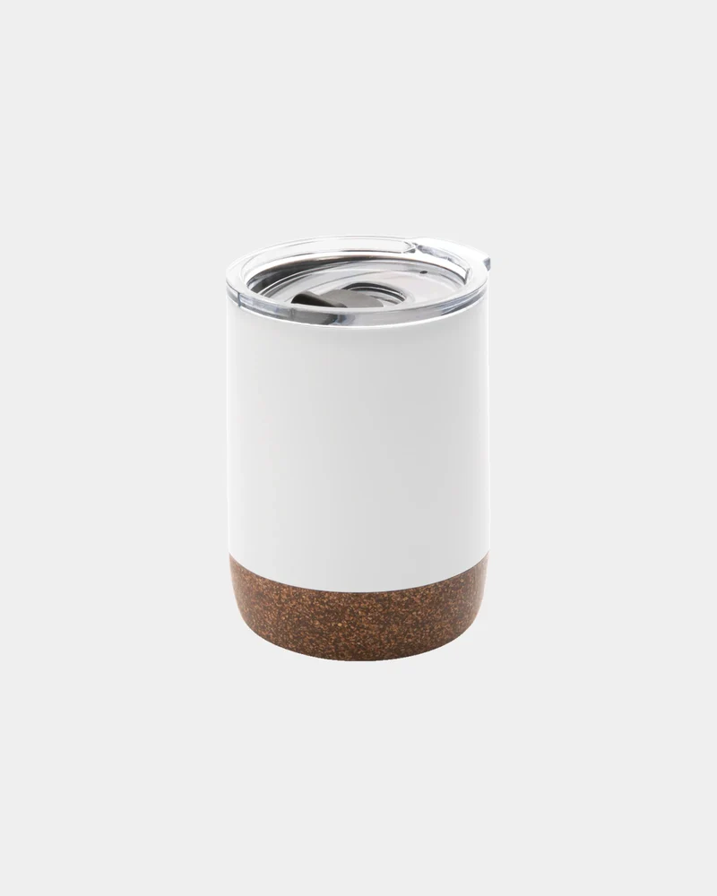 Tasse à café isotherme acier recyclé 180ml à personnaliser