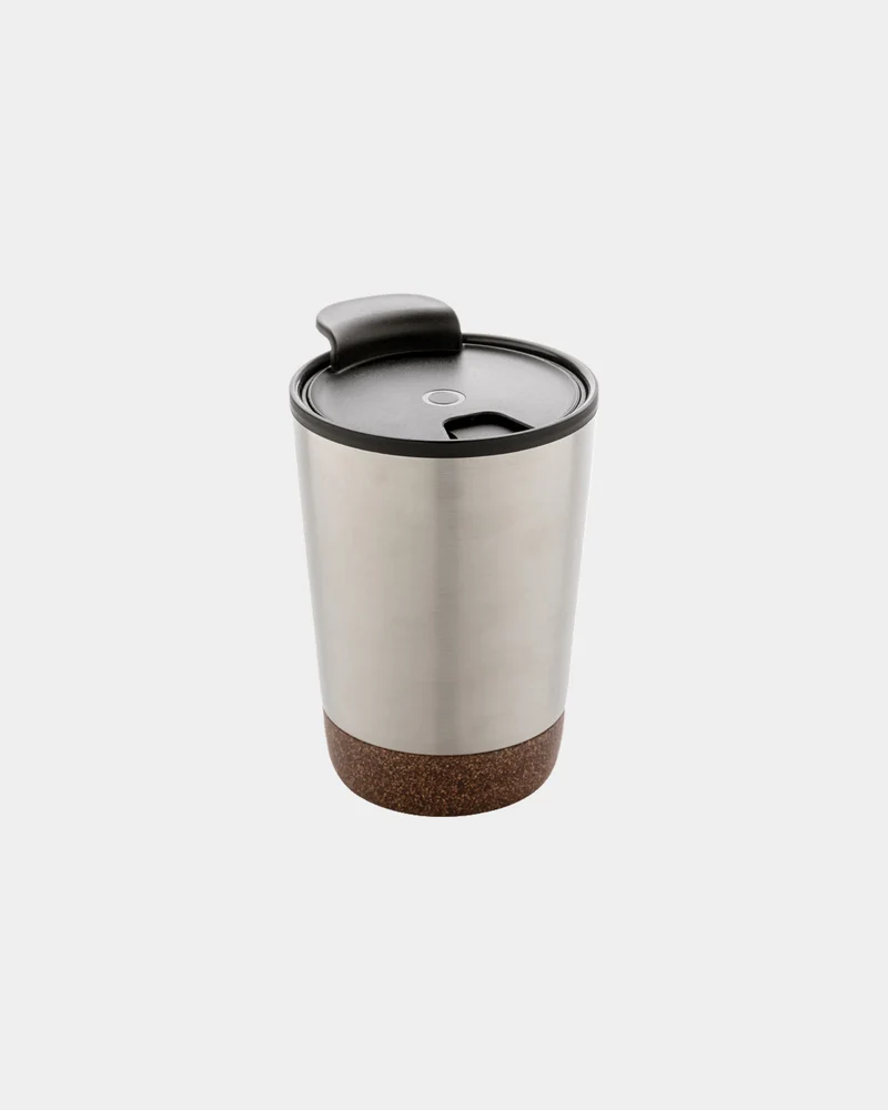 Tasse à café en liège et acier inoxydable à personnaliser