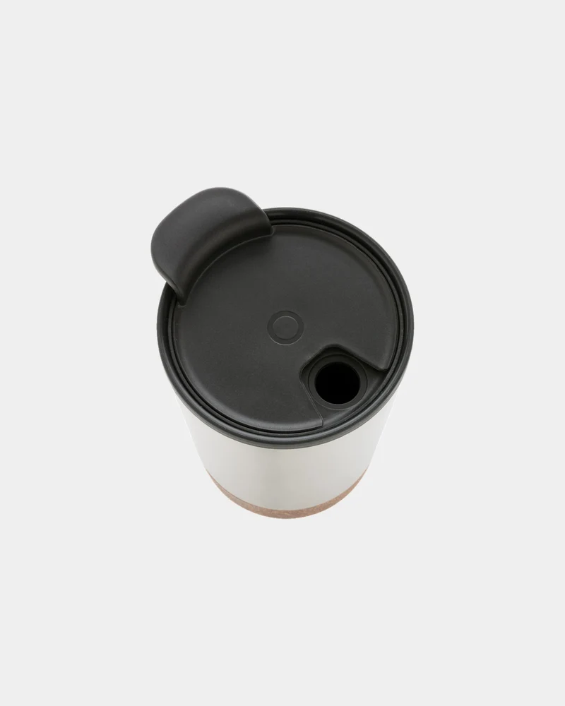 Tasse à café en liège et acier inoxydable à personnaliser