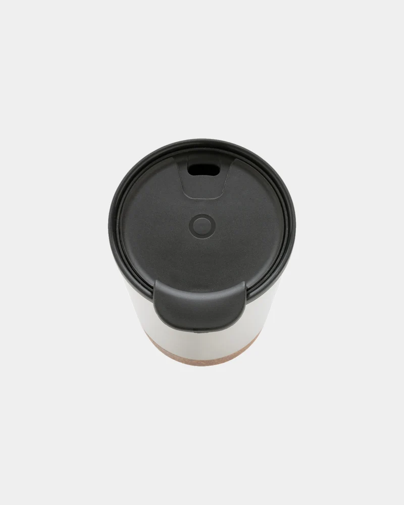 Tasse à café en liège et acier inoxydable à personnaliser