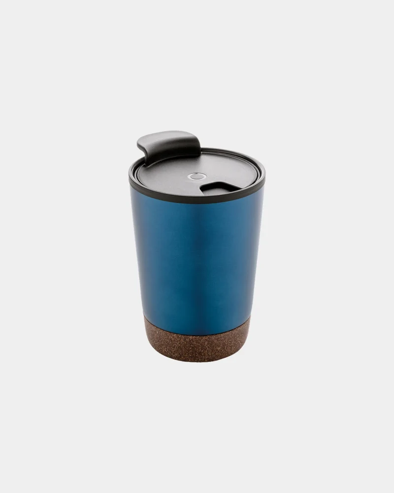 Tasse à café en liège et acier inoxydable à personnaliser