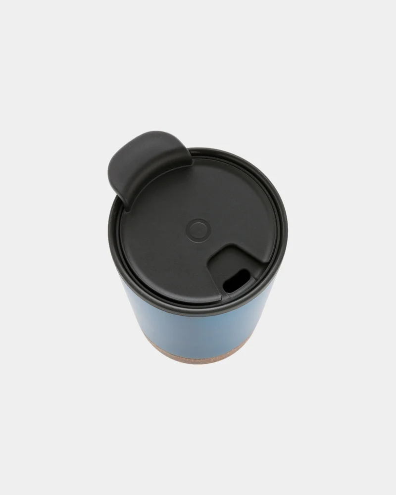 Tasse à café en liège et acier inoxydable à personnaliser