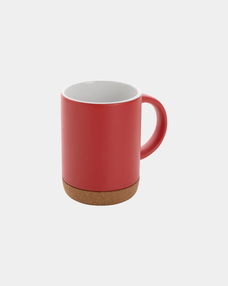 Mug céramique 280ml avec base en liège à personnaliser