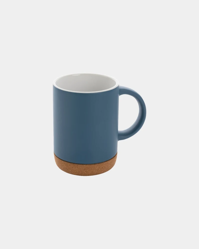 Mug céramique 280ml avec base en liège à personnaliser