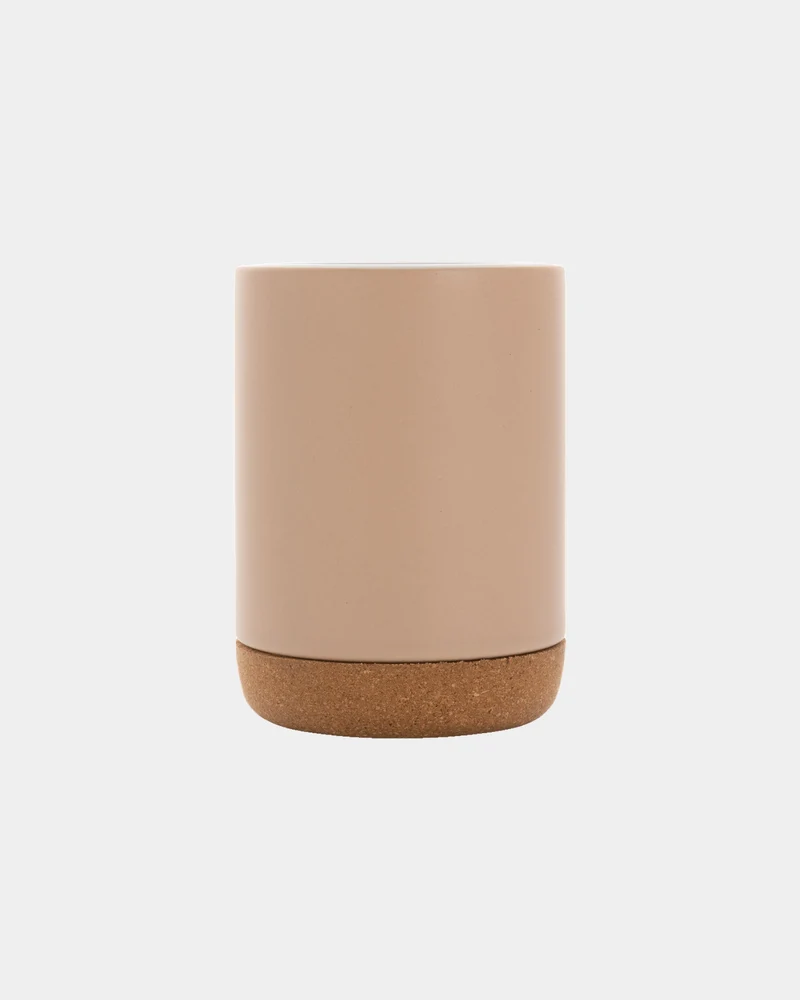 Mug céramique 280ml avec base en liège à personnaliser
