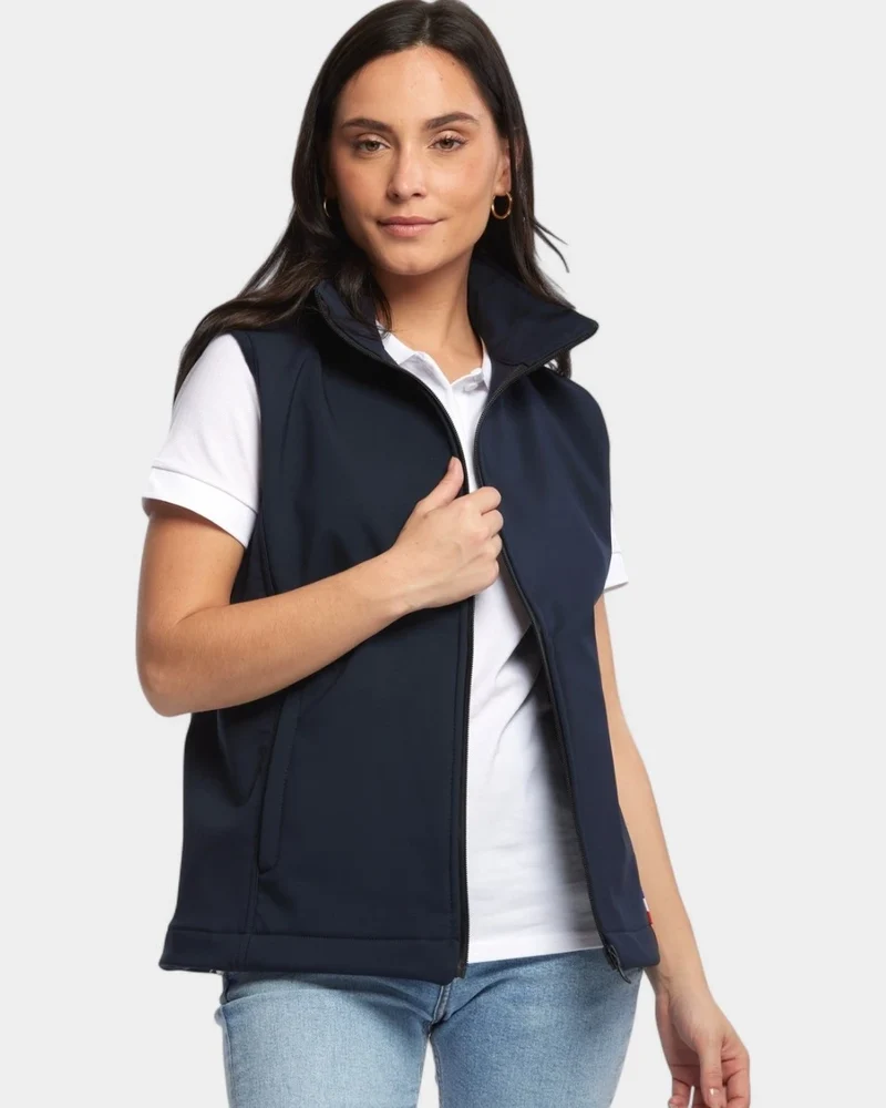 Bodywarmer softshell femme Made in France à personnaliser