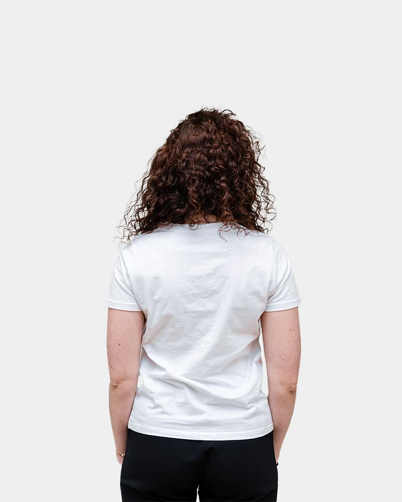 T-shirt femme col V Made in France à personnaliser