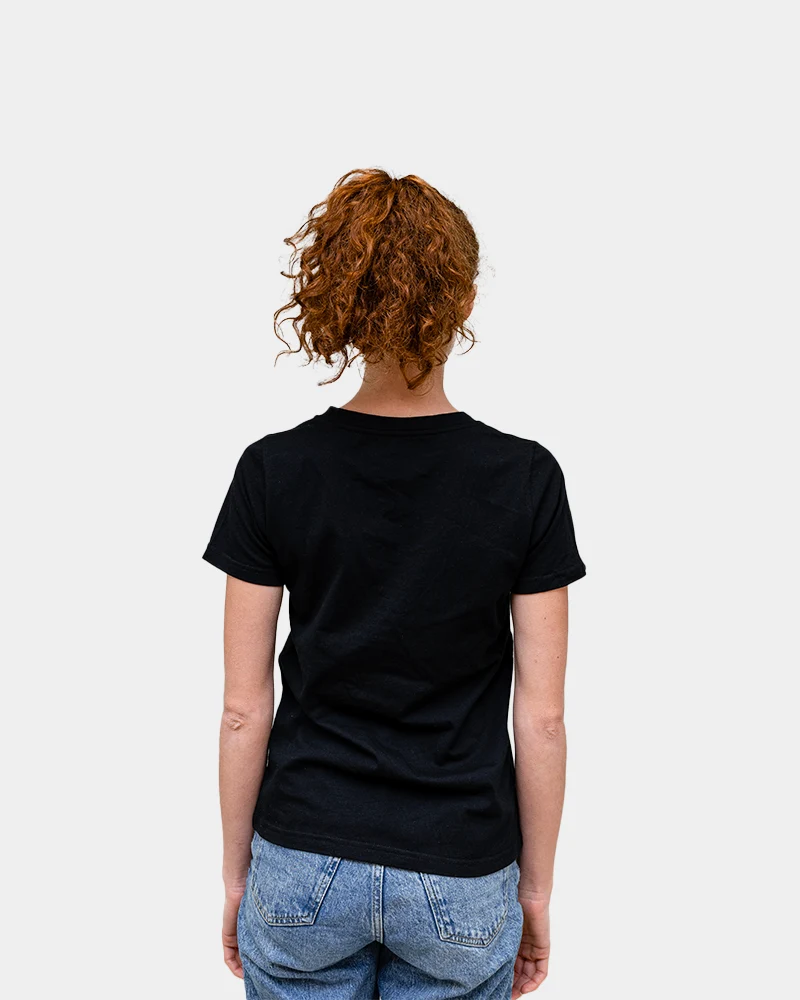 T-shirt femme col V Made in France à personnaliser
