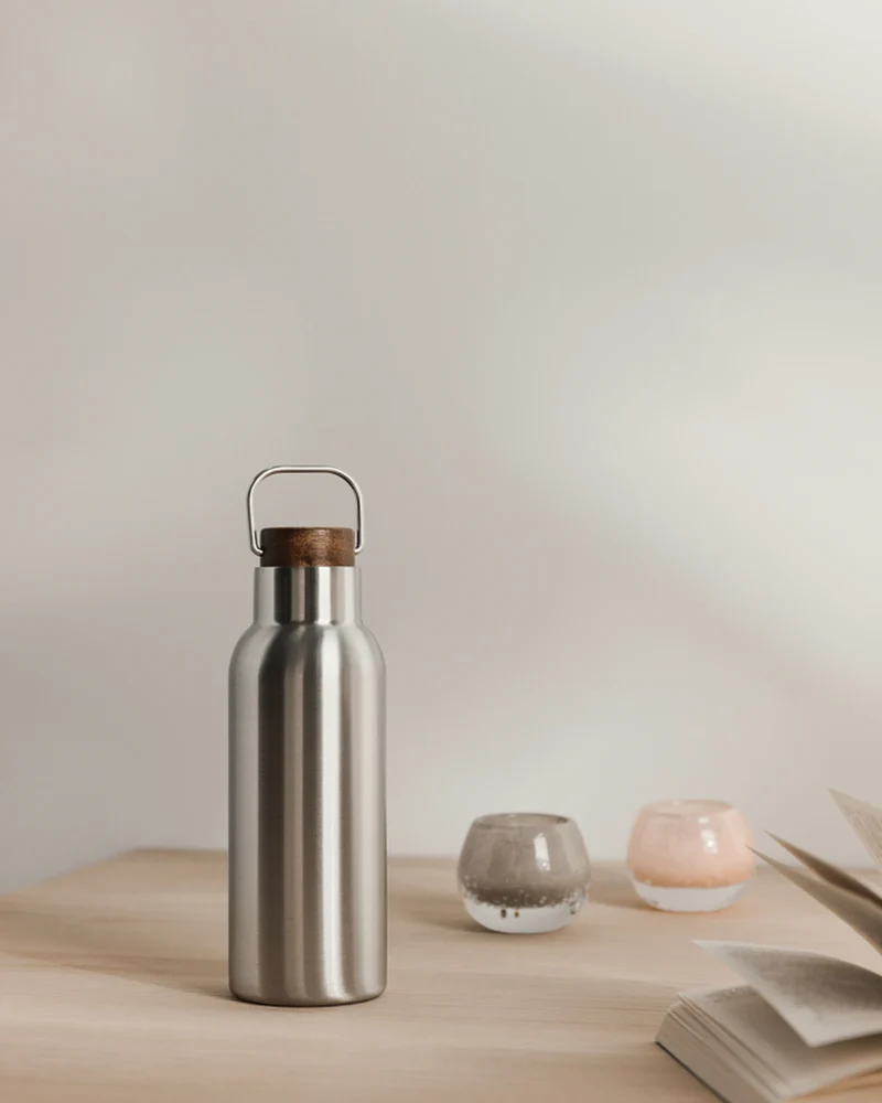 Bouteille isotherme acier recyclé Vinga Ciro 580 ml à personnaliser