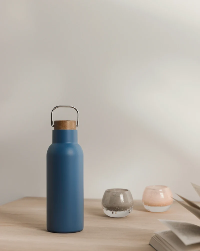 Bouteille isotherme acier recyclé Vinga Ciro 580 ml à personnaliser