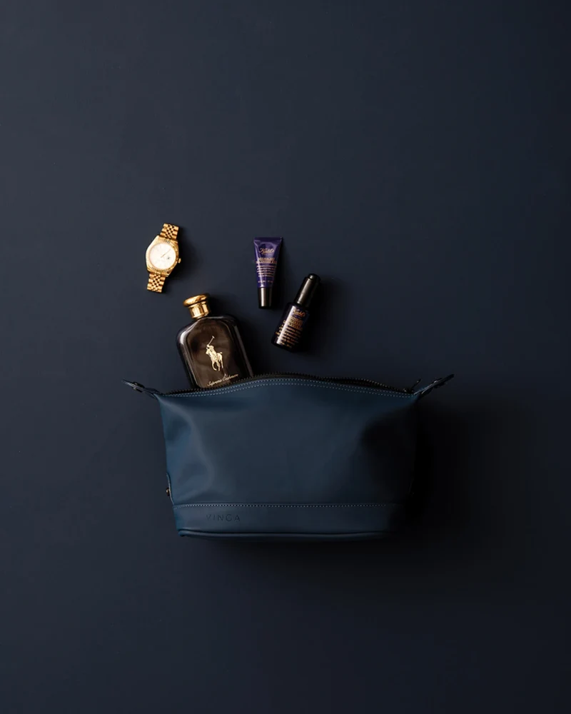Trousse de toilette PU Vinga Baltimore à personnaliser