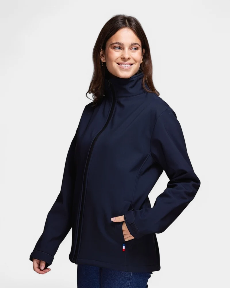 Blouson softshell femme Made in France à personnaliser