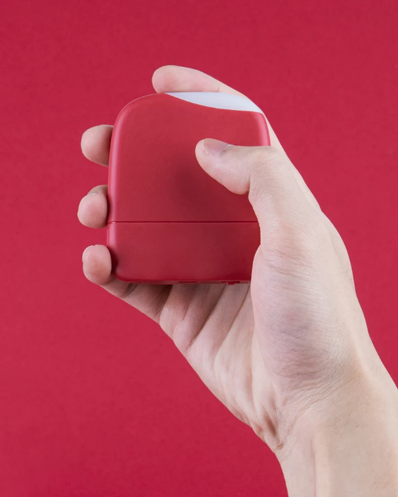 Chargeur-lampe de poche plastique recyclé ICE-P à personnaliser