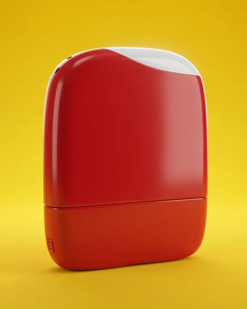 Chargeur-lampe de poche plastique recyclé ICE-P à personnaliser