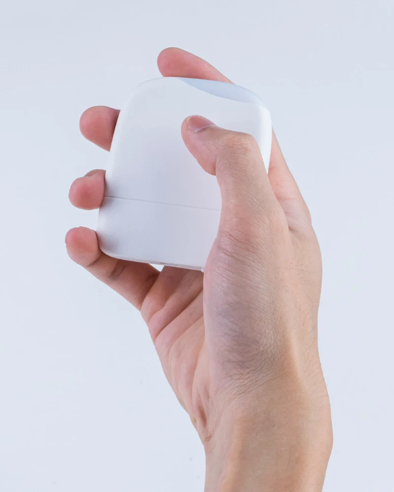 Chargeur-lampe de poche plastique recyclé ICE-P à personnaliser