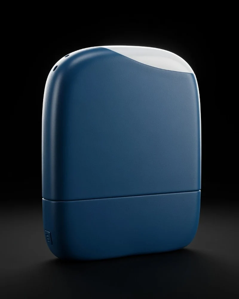 Chargeur-lampe de poche plastique recyclé ICE-P à personnaliser