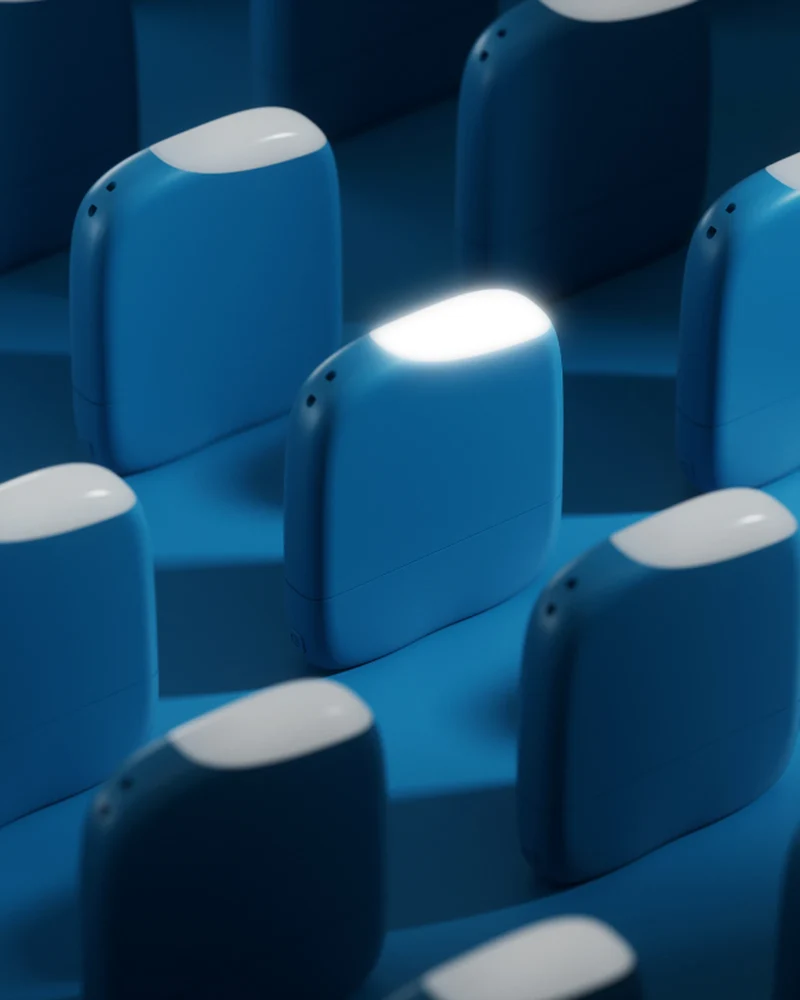 Chargeur-lampe de poche plastique recyclé ICE-P à personnaliser