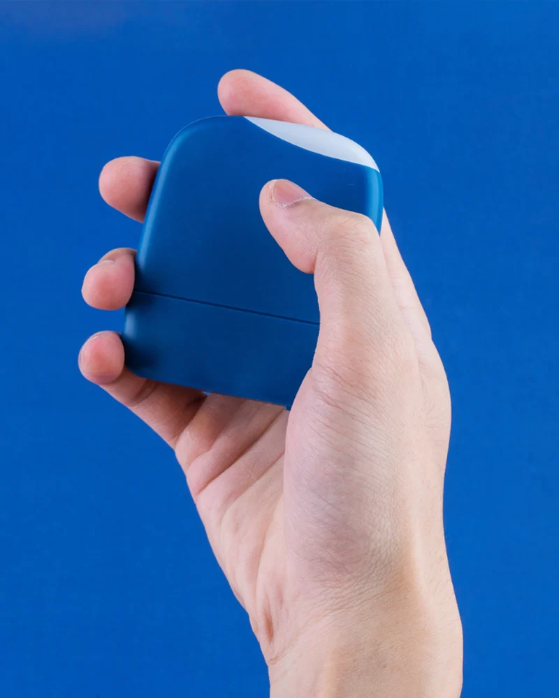 Chargeur-lampe de poche plastique recyclé ICE-P à personnaliser