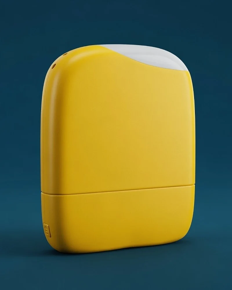 Chargeur-lampe de poche plastique recyclé ICE-P à personnaliser