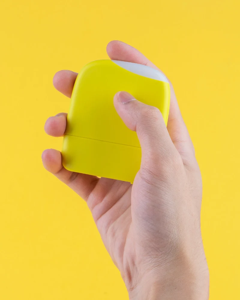 Chargeur-lampe de poche plastique recyclé ICE-P à personnaliser